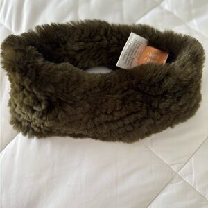 Sherry Cassin New York Olive Fur Accessory